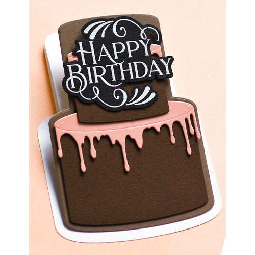 Simon Says Stamp! Poppy Stamps LAYER CAKE DRIP ICING Dies 2466