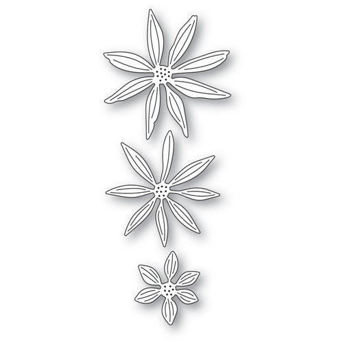 Simon Says Stamp! Poppy Stamps LAYERED FRINGE FLOWERS Die 2467