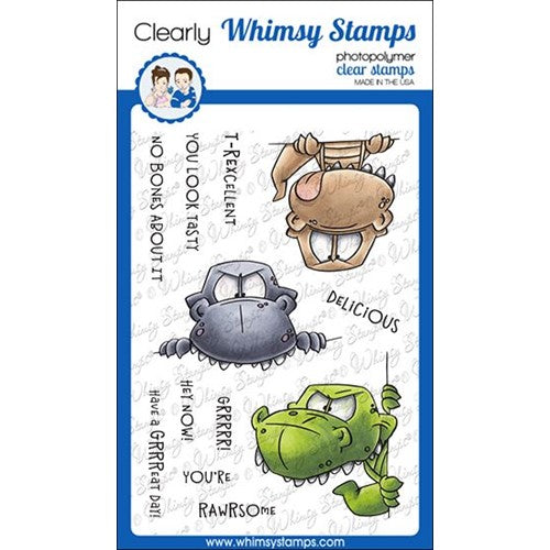 Simon Says Stamp! Whimsy Stamps ROARSOME REX Clear Stamps DP1090