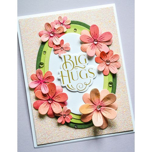 Simon Says Stamp! Poppy Stamps YOU ARE AMAZING POE SCRIPT GREETINGS Hot Foil Plates and Dies psf804