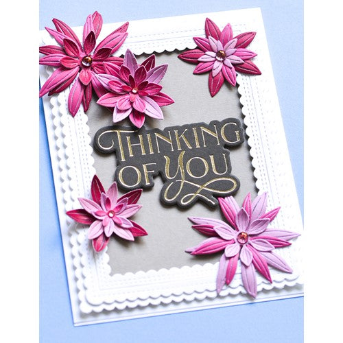 Simon Says Stamp! Poppy Stamps YOU ARE AMAZING POE SCRIPT GREETINGS Hot Foil Plates and Dies psf804