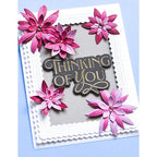 Simon Says Stamp! Poppy Stamps YOU ARE AMAZING POE SCRIPT GREETINGS Hot Foil Plates and Dies psf804