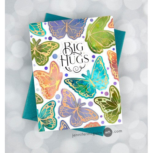 Simon Says Stamp! Poppy Stamps YOU ARE AMAZING POE SCRIPT GREETINGS Hot Foil Plates and Dies psf804 | color-code:ALT5