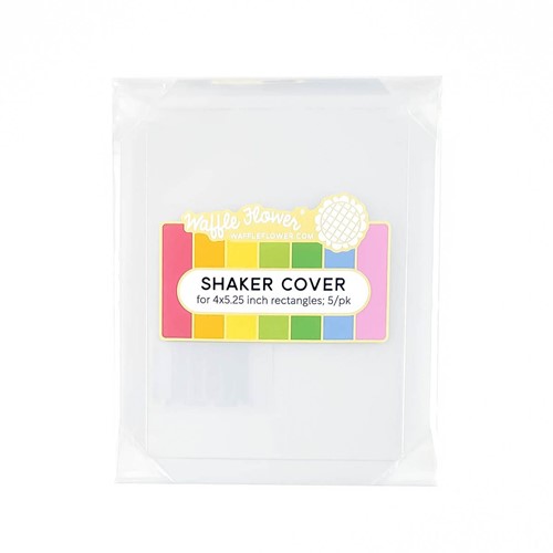 Simon Says Stamp! Waffle Flower Shaker Cover 4 x  5.25 Flat Rectangle WFE041