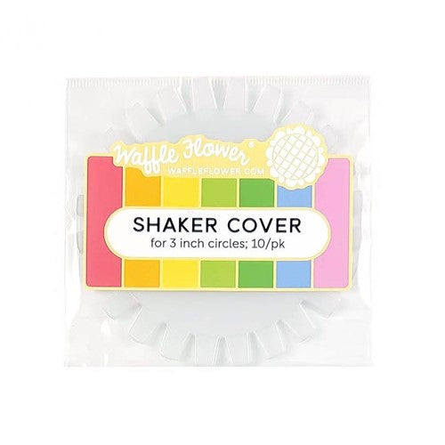 Simon Says Stamp! Waffle Flower Shaker Cover 3 inch Flat Circle WFE039