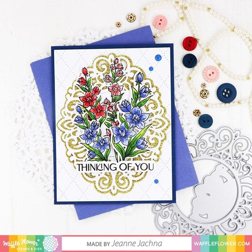 Simon Says Stamp! Waffle Flower LARKSPUR Clear Stamps 421077