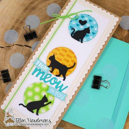 Simon Says Stamp! Newton's Nook Designs CAT SILHOUETTES Dies NN2205D01