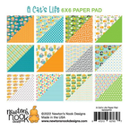 Simon Says Stamp! Newton's Nook Designs A CAT'S LIFE 6 x 6 inch Paper Pad NN2205P01