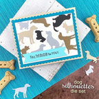Simon Says Stamp! Newton's Nook Designs DOG SILHOUETTES Dies NN2205D02