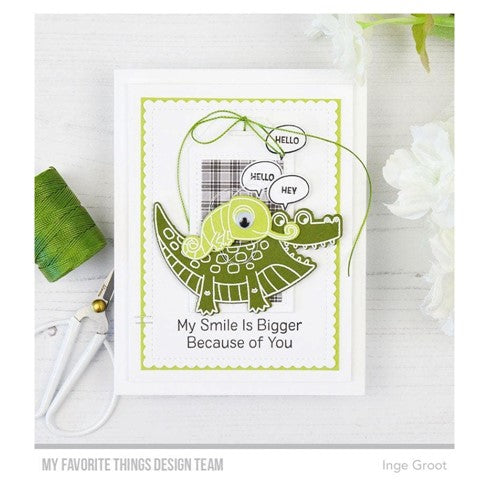Simon Says Stamp! My Favorite Things MY SMILE IS BIGGER BECAUSE OF YOU Clear Stamps cs667 | color-code:ALT1