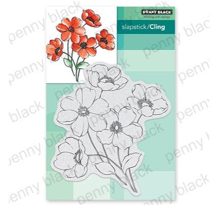 Simon Says Stamp! Penny Black Cling Stamp BLOOMING 40-850