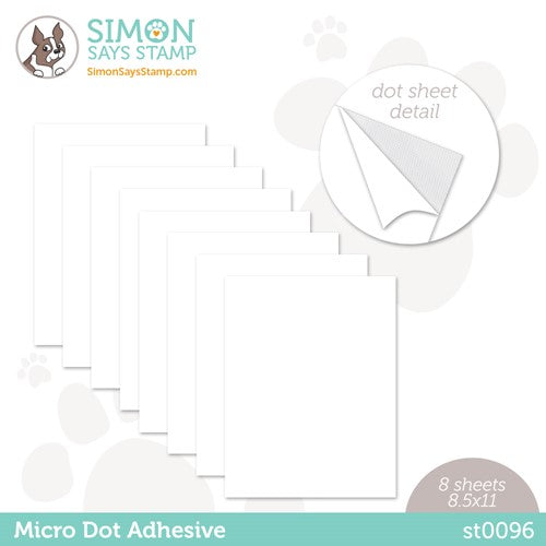 Simply Defined Sticky Micro Dots 10 Sheets/Pack - Scrapbooking Made Simple