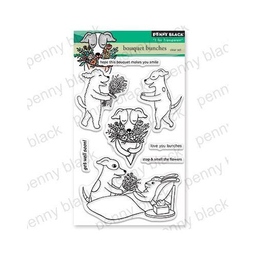 Simon Says Stamp! Penny Black Clear Stamps BOUQUET BUNCHES 30-913*