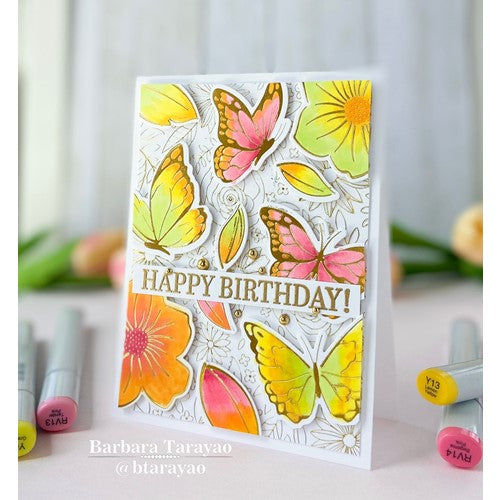 Simon Says Stamp! Simon Says Stamp DANCING BUTTERFLIES Hot Foil Plates and Dies s768 | color-code:ALT1