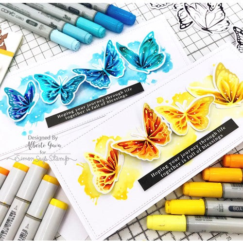 Simon Says Stamp! Simon Says Stamp DANCING BUTTERFLIES Hot Foil Plates and Dies s768 | color-code:ALT4