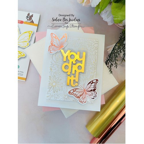 Simon Says Stamp! Simon Says Stamp DANCING BUTTERFLIES Hot Foil Plates and Dies s768 | color-code:ALT7
