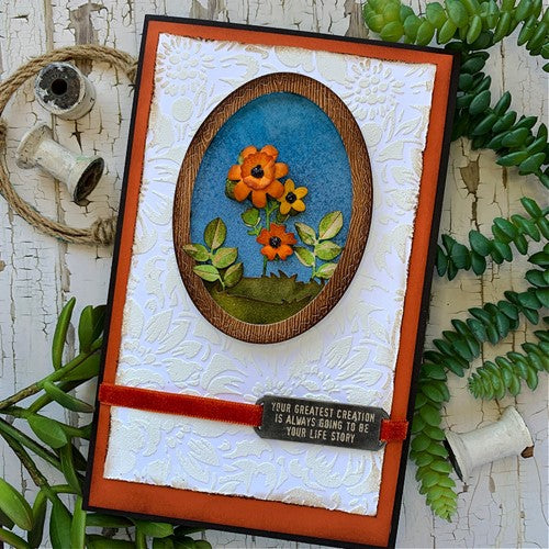Simon Says Stamp! Simon Says Stamp BASIC BOX CARD GRASS Wafer Dies sssd112601c