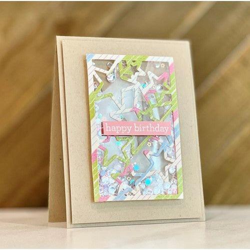 Simon Says Stamp! Simon Says Stamp BASIC BOX CARD STARS Wafer Dies sssd112593c