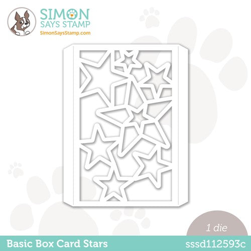 Simon Says Stamp! Simon Says Stamp BASIC BOX CARD STARS Wafer Dies sssd112593c