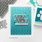 Simon Says Stamp! CZ Design Wafer Dies YAY YOU WORDS czd167 | color-code:ALT5