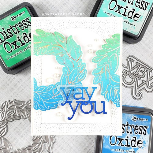 Simon Says Stamp! CZ Design Wafer Dies YAY YOU WORDS czd167 | color-code:ALT7