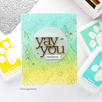 Simon Says Stamp! CZ Design Wafer Dies YAY YOU WORDS czd167 | color-code:ALT94