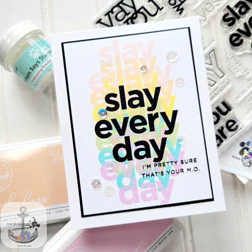Simon Says Stamp! CZ Design Clear Stamps YAY YOU cz269c | color-code:ALT81