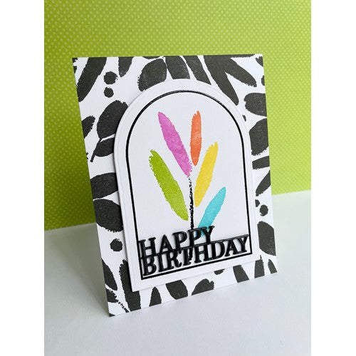 Simon Says Stamp! Simon Says Cling Stamps ARCHED GREENS sss102501 | color-code:ALT0