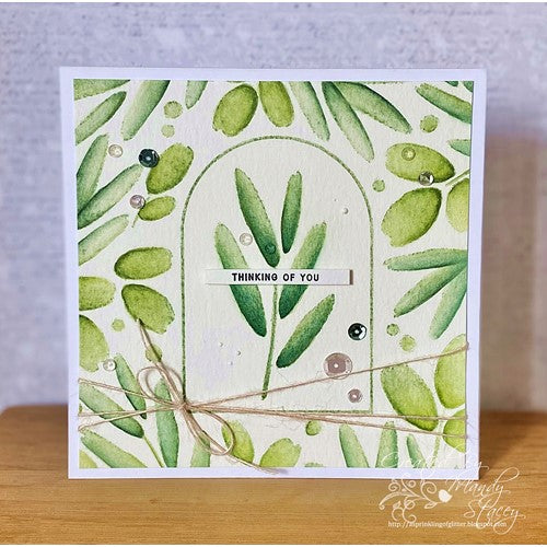 Simon Says Stamp! Simon Says Cling Stamps ARCHED GREENS sss102501