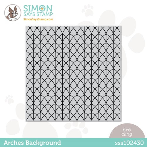Simon Says Stamp! Simon Says Cling Stamps ARCHES BACKGROUND sss102430