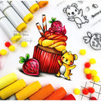 Simon Says Stamp! Simon Says Clear Stamps STRAWBEARY sss202520c | color-code:ALT03