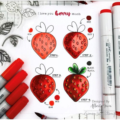 Simon Says Stamp! Simon Says Clear Stamps STRAWBEARY sss202520c | color-code:ALT0
