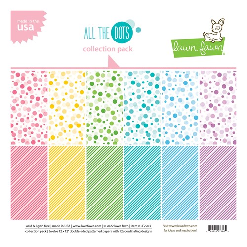 Lawn Fawn All The Dots Paper Pack