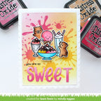 Simon Says Stamp! Lawn Fawn PAINT SPLATTER BACKGROUND Stencil lf2895