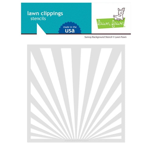 Simon Says Stamp! Lawn Fawn SUNRAY BACKGROUND Stencil lf2894