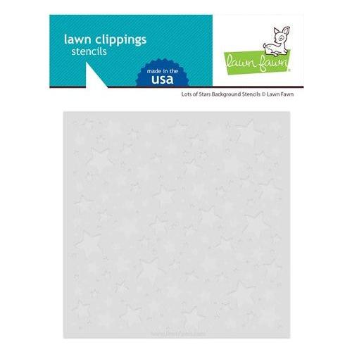 Simon Says Stamp! Lawn Fawn LOTS OF STARS BACKGROUND Stencils lf2893