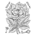 Simon Says Stamp! Couture Creations PEONY Stamp and Colour Set co728574