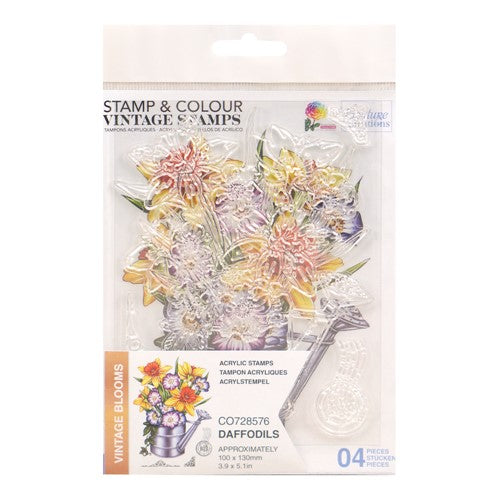 Simon Says Stamp! Couture Creations DAFFODILS Stamp and Colour Set co728576
