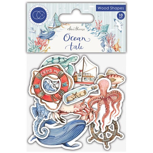 Simon Says Stamp! Craft Consortium OCEAN TALE Wood Shapes CCWDNS020