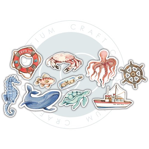 Simon Says Stamp! Craft Consortium OCEAN TALE Wood Shapes CCWDNS020