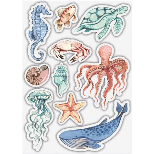 Simon Says Stamp! Craft Consortium OCEAN TALE SEA LIFE Clear Stamps CCSTMP077