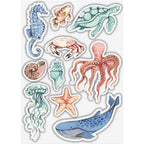 Simon Says Stamp! Craft Consortium OCEAN TALE SEA LIFE Clear Stamps CCSTMP077