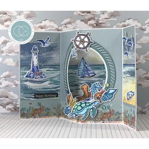 Simon Says Stamp! Craft Consortium OCEAN TALE SEA LIFE Clear Stamps CCSTMP077