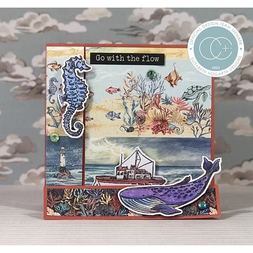 Simon Says Stamp! Craft Consortium OCEAN TALE SEA LIFE Clear Stamps CCSTMP077