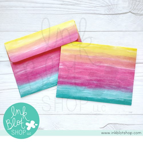 Simon Says Stamp! Ink Blot Shop A2 Envelopes PAINTED SUNSET ibev001