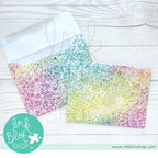 Simon Says Stamp! Ink Blot Shop A2 Envelopes RAINBOW SPLATTER PAINT ibev002