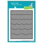 Simon Says Stamp! Lawn Fawn PORTRAIT STITCHED WAVY BACKDROP Die Cut lf2890