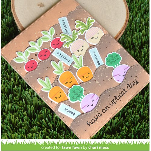 Simon Says Stamp! Lawn Fawn PORTRAIT STITCHED WAVY BACKDROP Die Cut lf2890