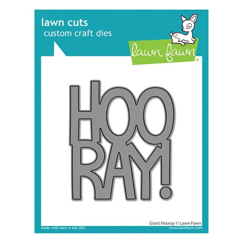Simon Says Stamp! Lawn Fawn GIANT HOORAY Die Cut lf2886