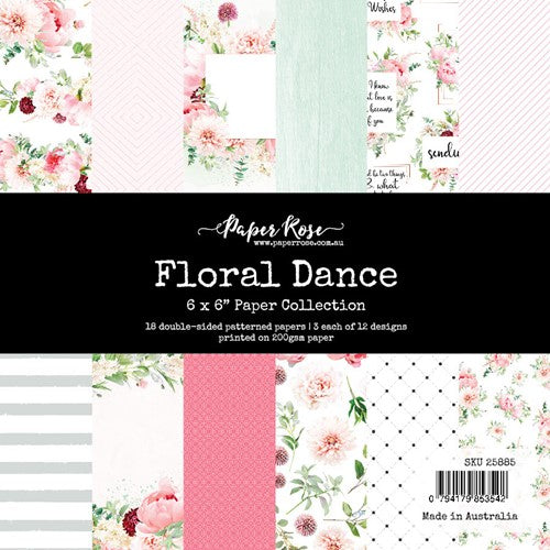 Simon Says Stamp! Paper Rose FLORAL DANCE 6x6 Paper Pack 25885